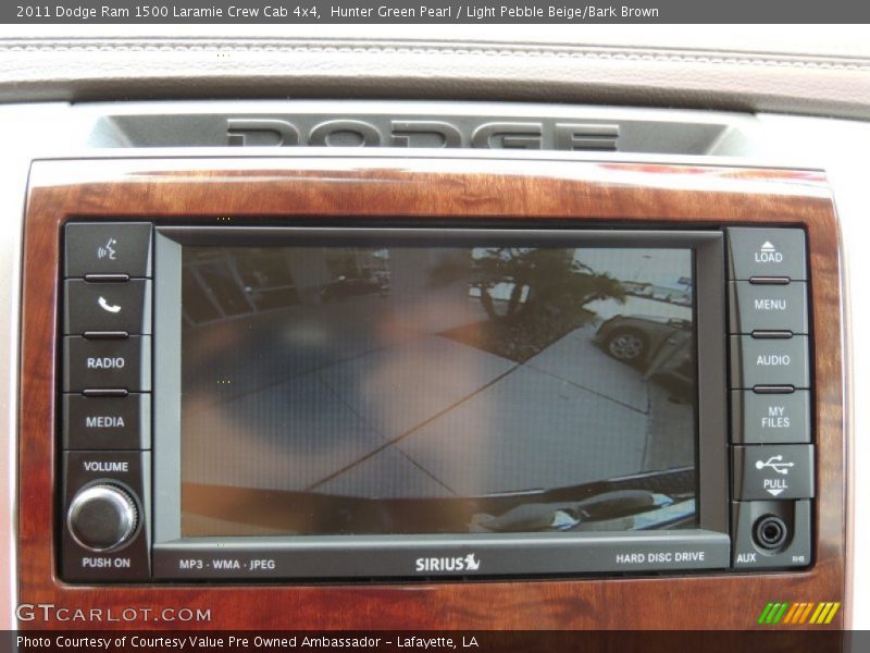 Hunter Green Pearl / Light Pebble Beige/Bark Brown 2011 Dodge Ram 1500 Laramie Crew Cab 4x4