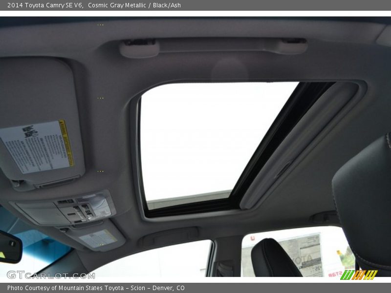 Cosmic Gray Metallic / Black/Ash 2014 Toyota Camry SE V6