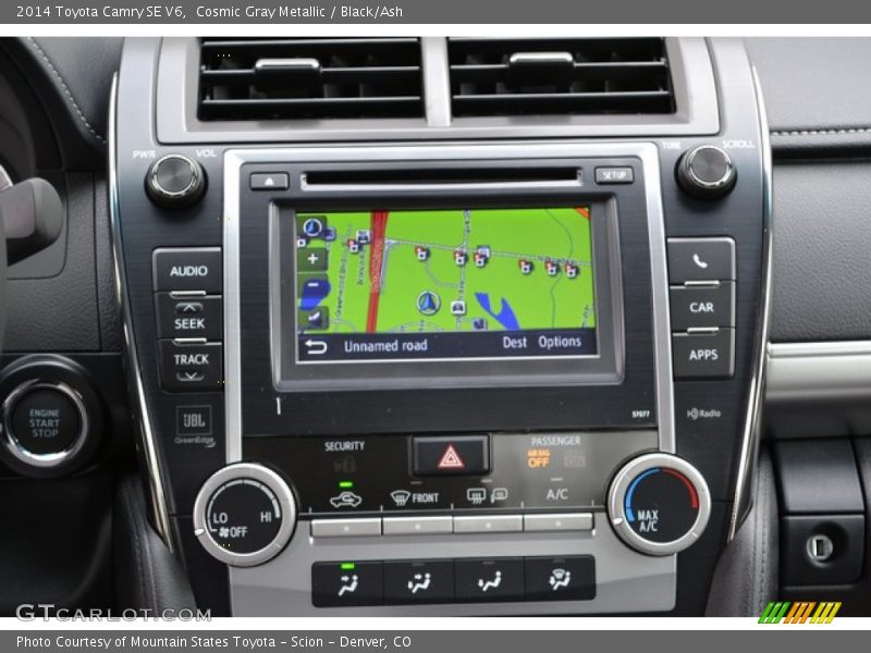 Navigation of 2014 Camry SE V6