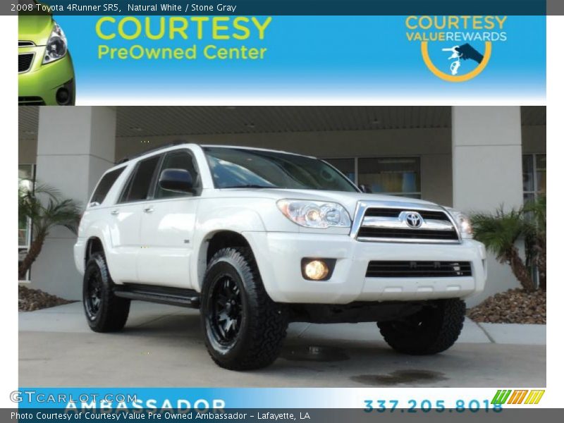 Natural White / Stone Gray 2008 Toyota 4Runner SR5