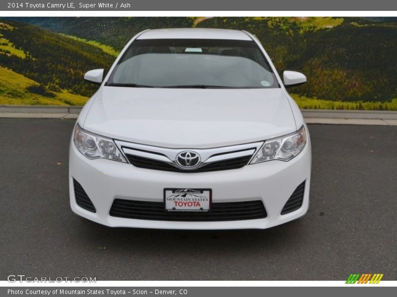 Super White / Ash 2014 Toyota Camry LE