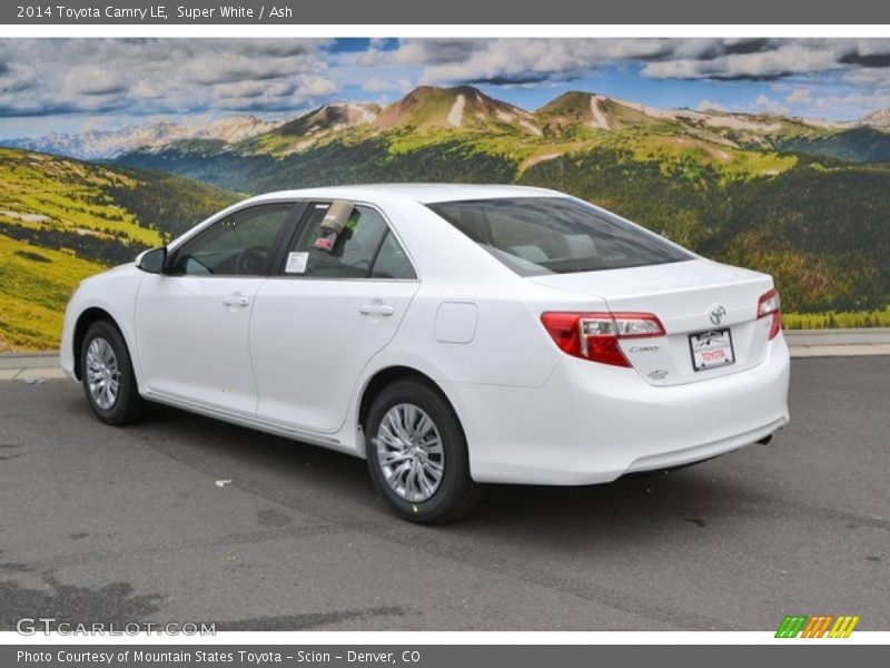 Super White / Ash 2014 Toyota Camry LE