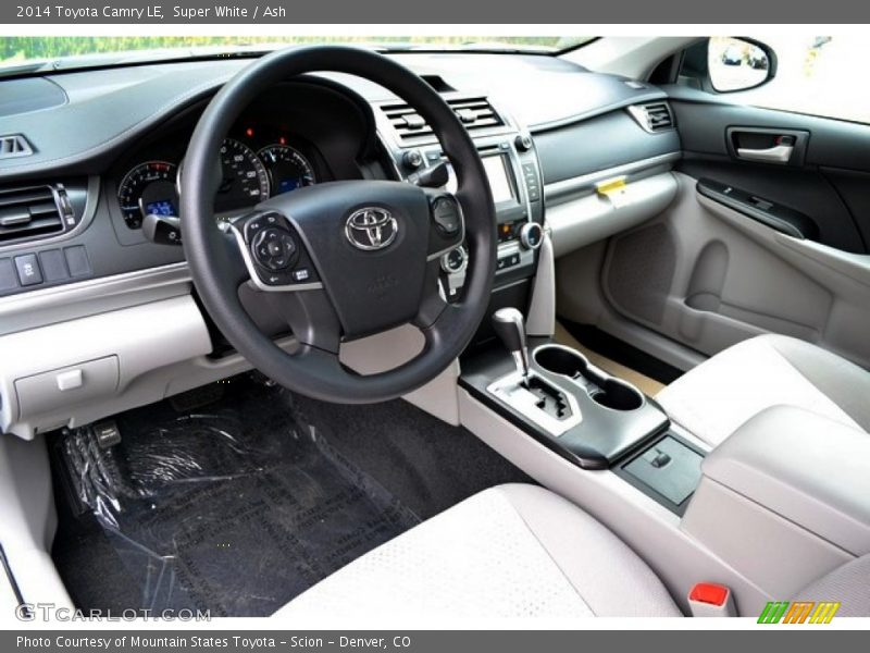 Super White / Ash 2014 Toyota Camry LE