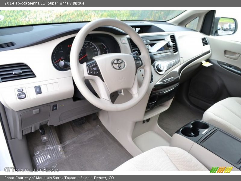  2014 Sienna LE Bisque Interior