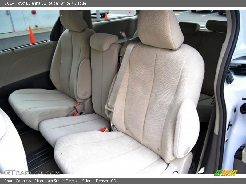 Super White / Bisque 2014 Toyota Sienna LE