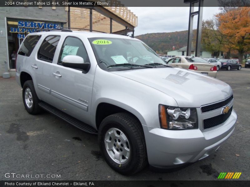 Silver Ice Metallic / Ebony 2014 Chevrolet Tahoe LS 4x4