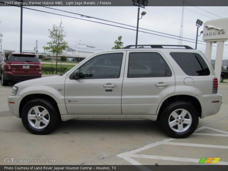 Light Sage Metallic / Pebble 2007 Mercury Mariner Hybrid 4WD