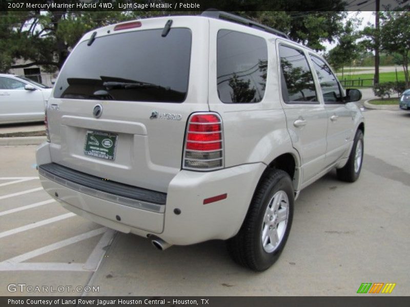 Light Sage Metallic / Pebble 2007 Mercury Mariner Hybrid 4WD