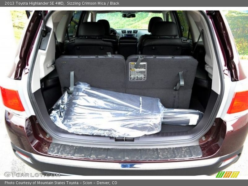 Sizzling Crimson Mica / Black 2013 Toyota Highlander SE 4WD