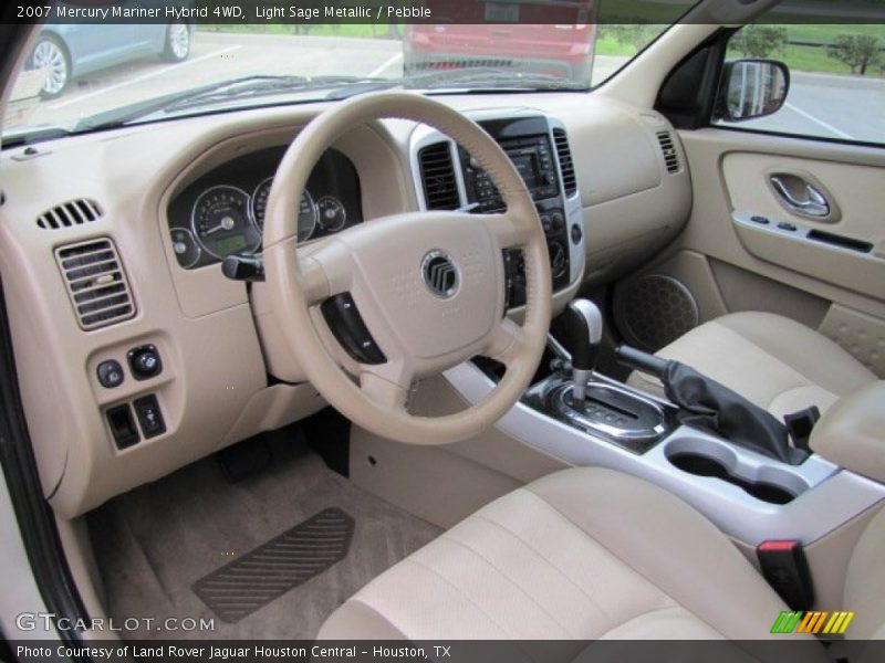 Light Sage Metallic / Pebble 2007 Mercury Mariner Hybrid 4WD