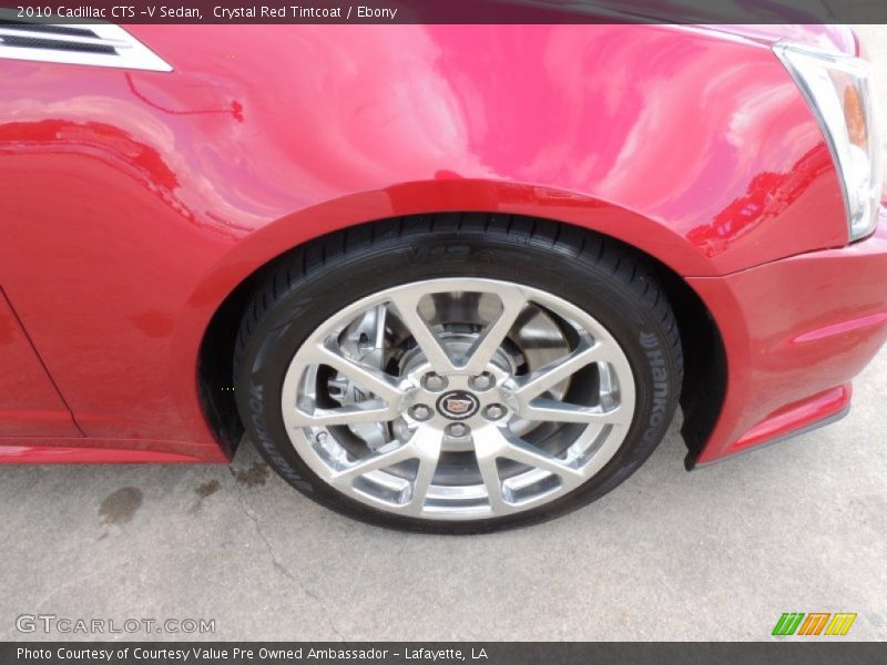 Crystal Red Tintcoat / Ebony 2010 Cadillac CTS -V Sedan