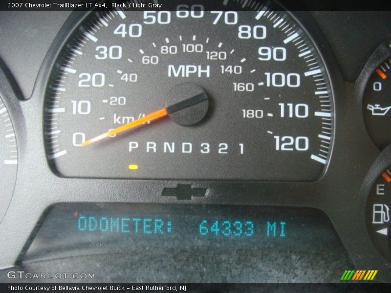 Black / Light Gray 2007 Chevrolet TrailBlazer LT 4x4