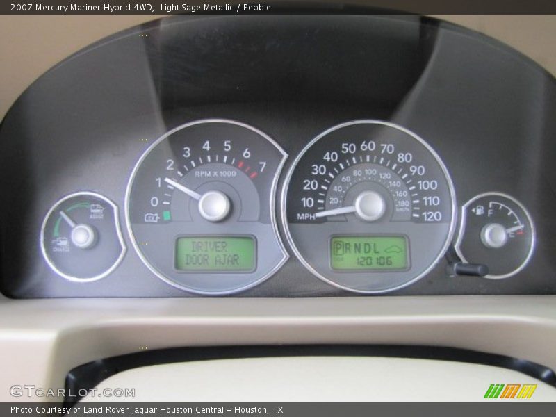 Light Sage Metallic / Pebble 2007 Mercury Mariner Hybrid 4WD