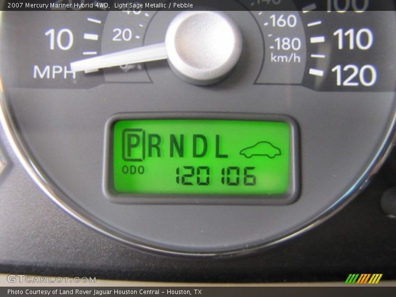 Light Sage Metallic / Pebble 2007 Mercury Mariner Hybrid 4WD