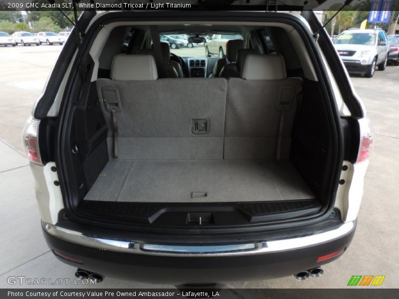 White Diamond Tricoat / Light Titanium 2009 GMC Acadia SLT