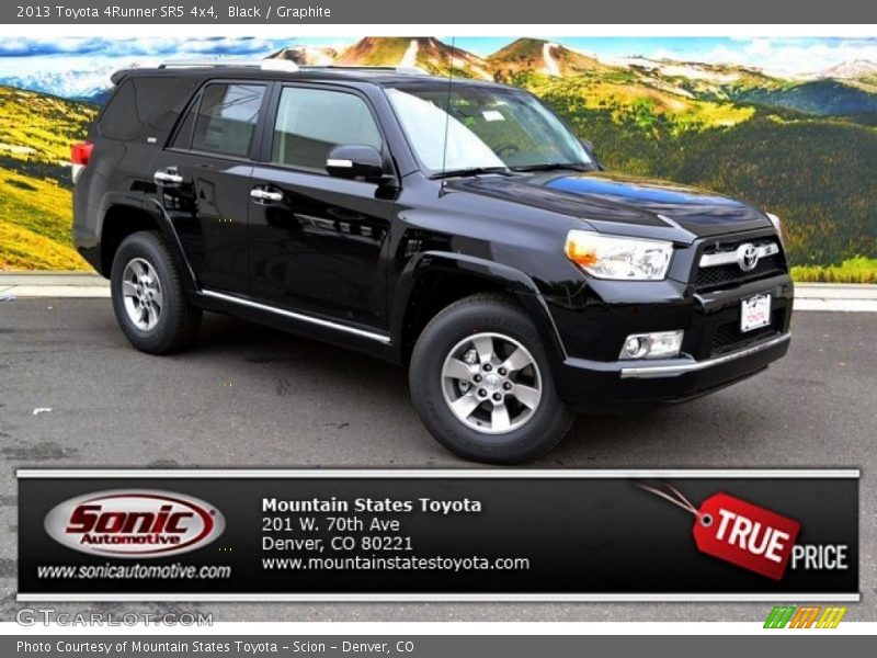 Black / Graphite 2013 Toyota 4Runner SR5 4x4