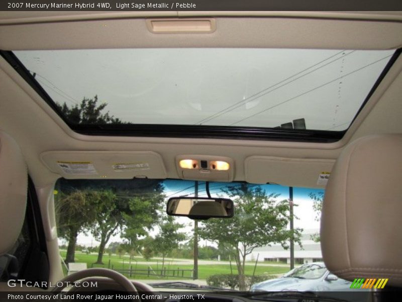 Light Sage Metallic / Pebble 2007 Mercury Mariner Hybrid 4WD