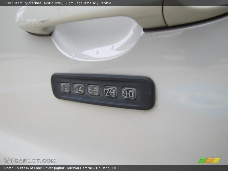 Light Sage Metallic / Pebble 2007 Mercury Mariner Hybrid 4WD