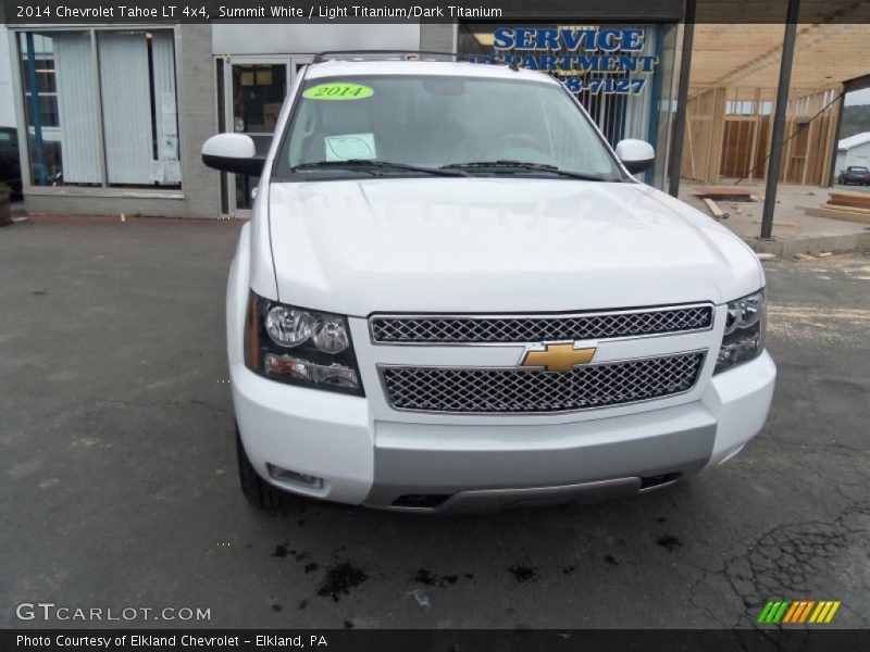 Summit White / Light Titanium/Dark Titanium 2014 Chevrolet Tahoe LT 4x4