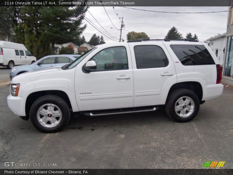 Summit White / Light Titanium/Dark Titanium 2014 Chevrolet Tahoe LT 4x4