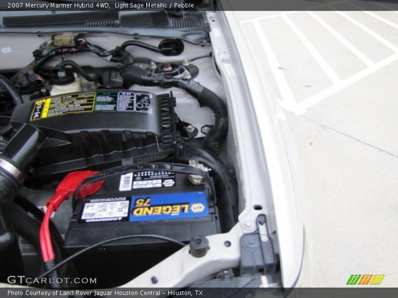 Light Sage Metallic / Pebble 2007 Mercury Mariner Hybrid 4WD