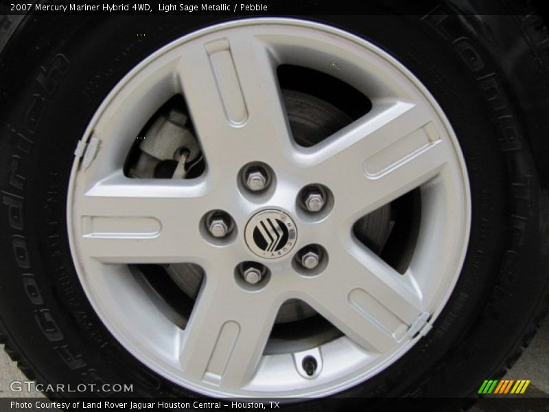 Light Sage Metallic / Pebble 2007 Mercury Mariner Hybrid 4WD