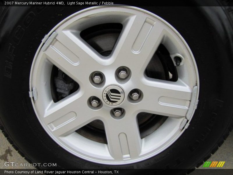 Light Sage Metallic / Pebble 2007 Mercury Mariner Hybrid 4WD