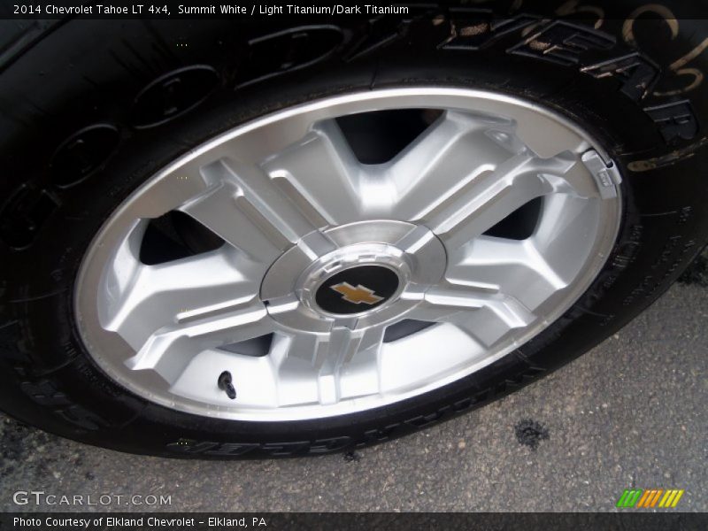 Summit White / Light Titanium/Dark Titanium 2014 Chevrolet Tahoe LT 4x4