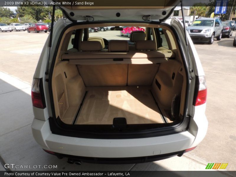 Alpine White / Sand Beige 2009 BMW X3 xDrive30i