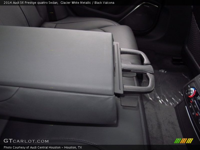Glacier White Metallic / Black Valcona 2014 Audi S6 Prestige quattro Sedan