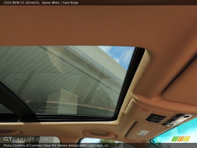 Alpine White / Sand Beige 2009 BMW X3 xDrive30i