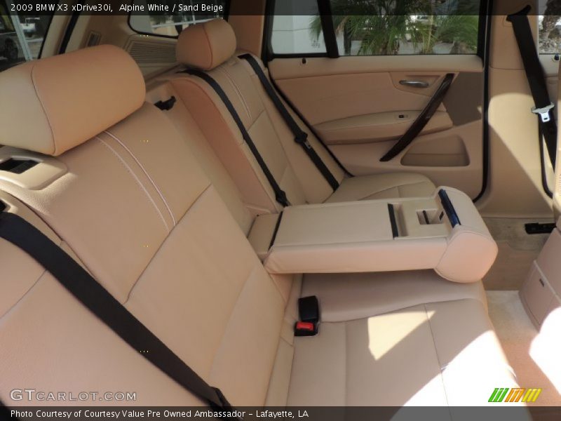 Alpine White / Sand Beige 2009 BMW X3 xDrive30i