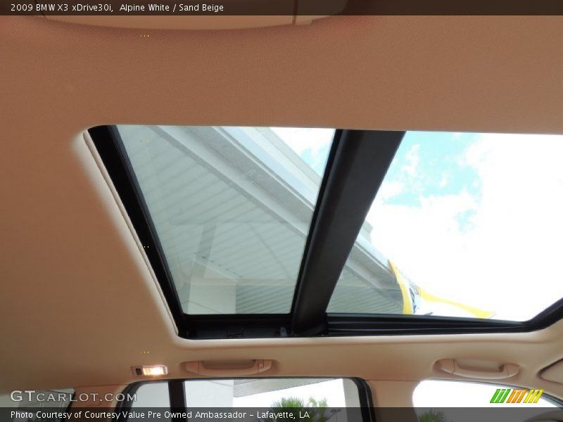 Alpine White / Sand Beige 2009 BMW X3 xDrive30i