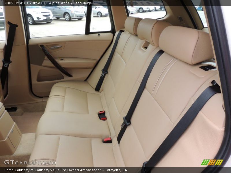 Alpine White / Sand Beige 2009 BMW X3 xDrive30i