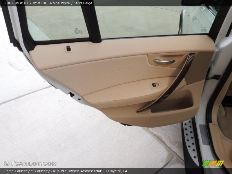 Alpine White / Sand Beige 2009 BMW X3 xDrive30i