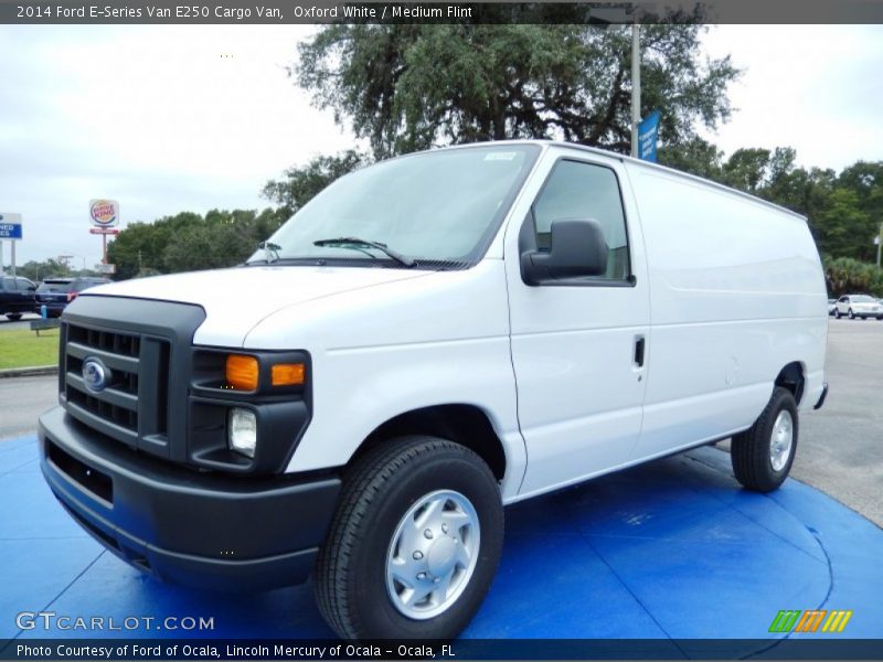 Oxford White / Medium Flint 2014 Ford E-Series Van E250 Cargo Van