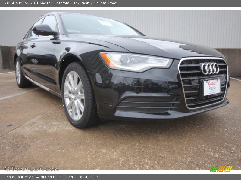 Phantom Black Pearl / Nougat Brown 2014 Audi A6 2.0T Sedan