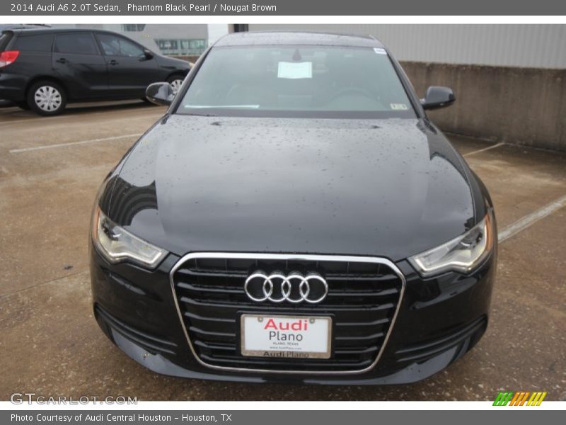 Phantom Black Pearl / Nougat Brown 2014 Audi A6 2.0T Sedan