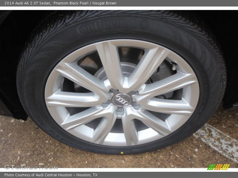 Phantom Black Pearl / Nougat Brown 2014 Audi A6 2.0T Sedan