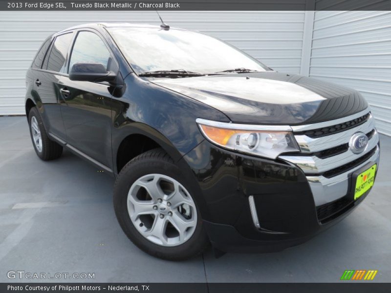 Tuxedo Black Metallic / Charcoal Black 2013 Ford Edge SEL