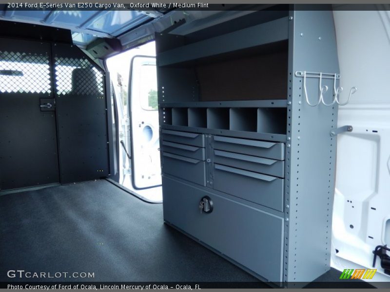 Oxford White / Medium Flint 2014 Ford E-Series Van E250 Cargo Van