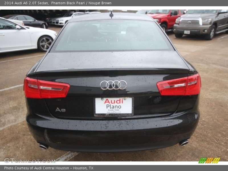 Phantom Black Pearl / Nougat Brown 2014 Audi A6 2.0T Sedan