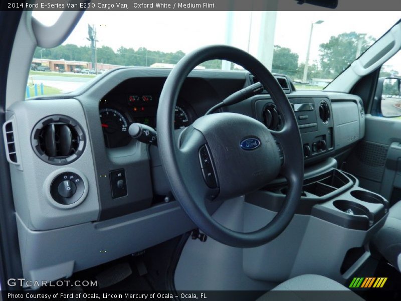 Oxford White / Medium Flint 2014 Ford E-Series Van E250 Cargo Van