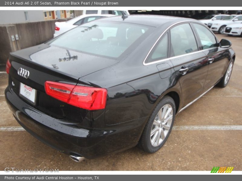 Phantom Black Pearl / Nougat Brown 2014 Audi A6 2.0T Sedan