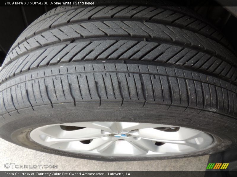 Alpine White / Sand Beige 2009 BMW X3 xDrive30i