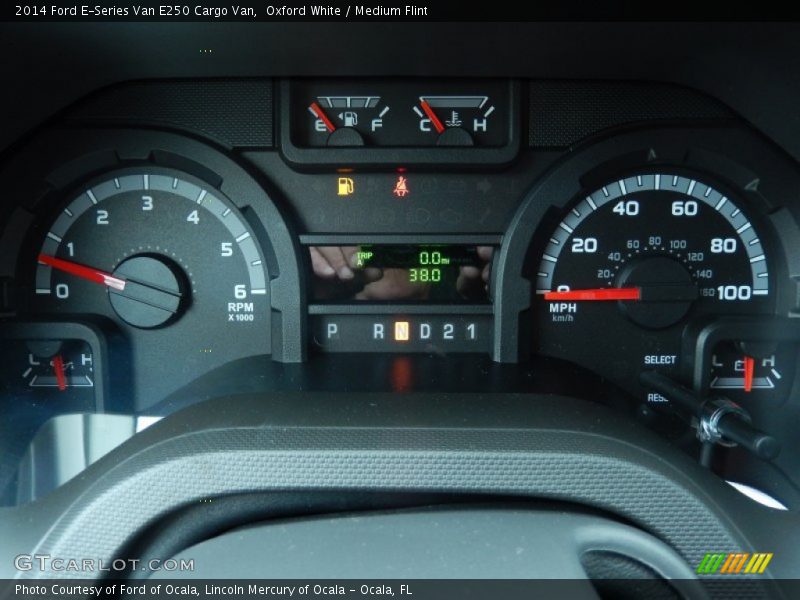Oxford White / Medium Flint 2014 Ford E-Series Van E250 Cargo Van