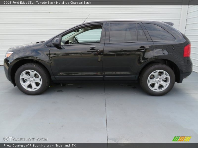 Tuxedo Black Metallic / Charcoal Black 2013 Ford Edge SEL