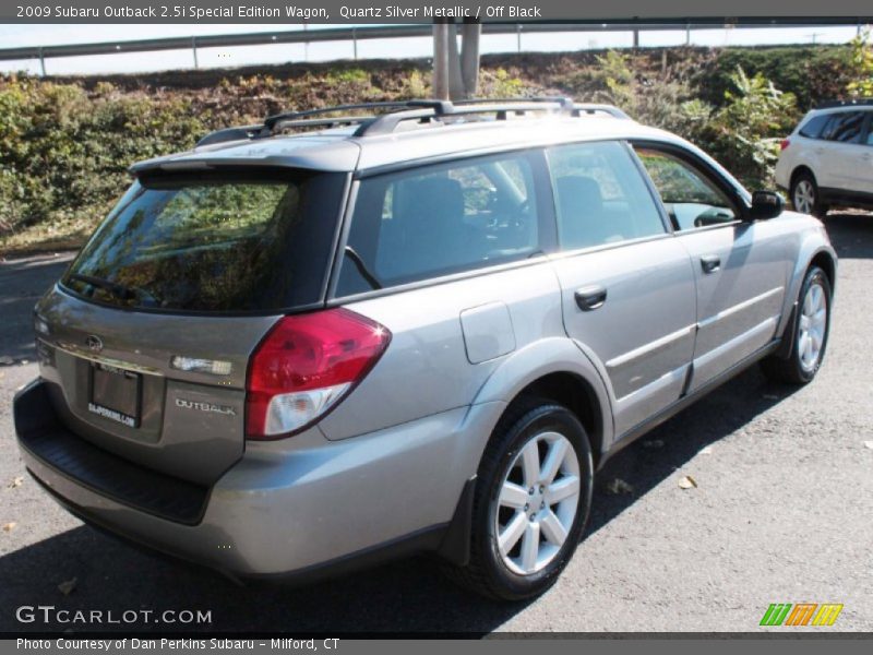 Quartz Silver Metallic / Off Black 2009 Subaru Outback 2.5i Special Edition Wagon
