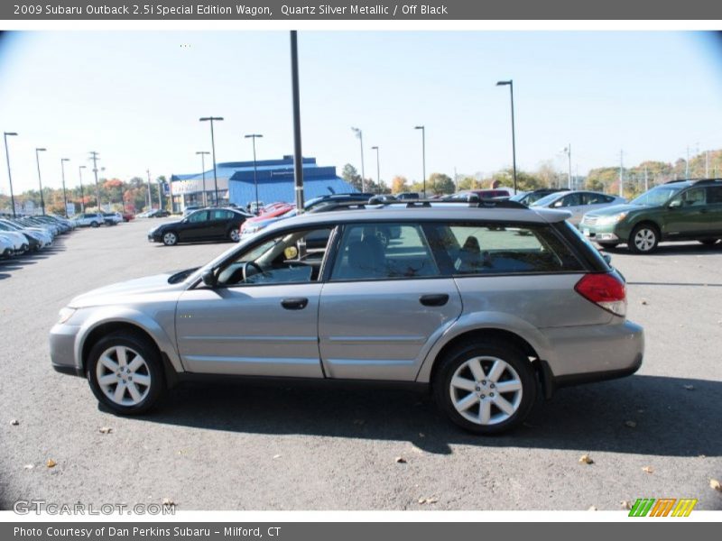 Quartz Silver Metallic / Off Black 2009 Subaru Outback 2.5i Special Edition Wagon