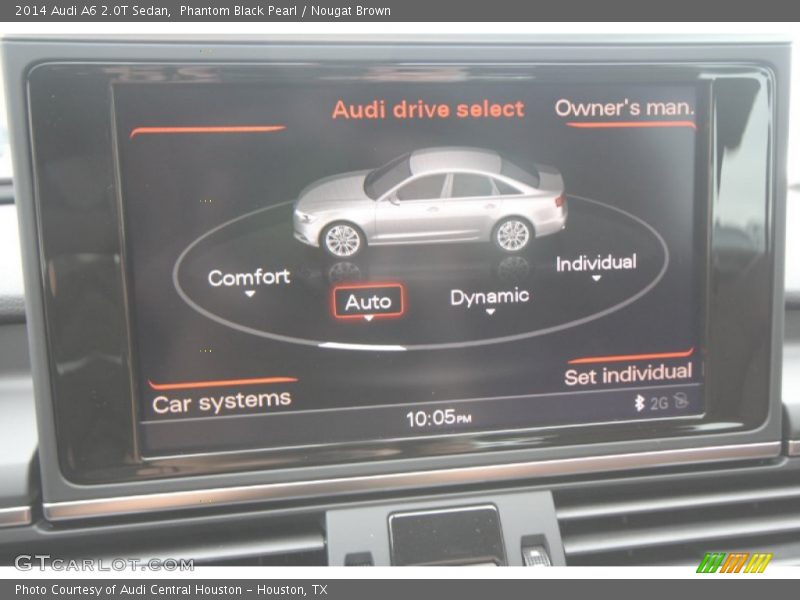 Phantom Black Pearl / Nougat Brown 2014 Audi A6 2.0T Sedan